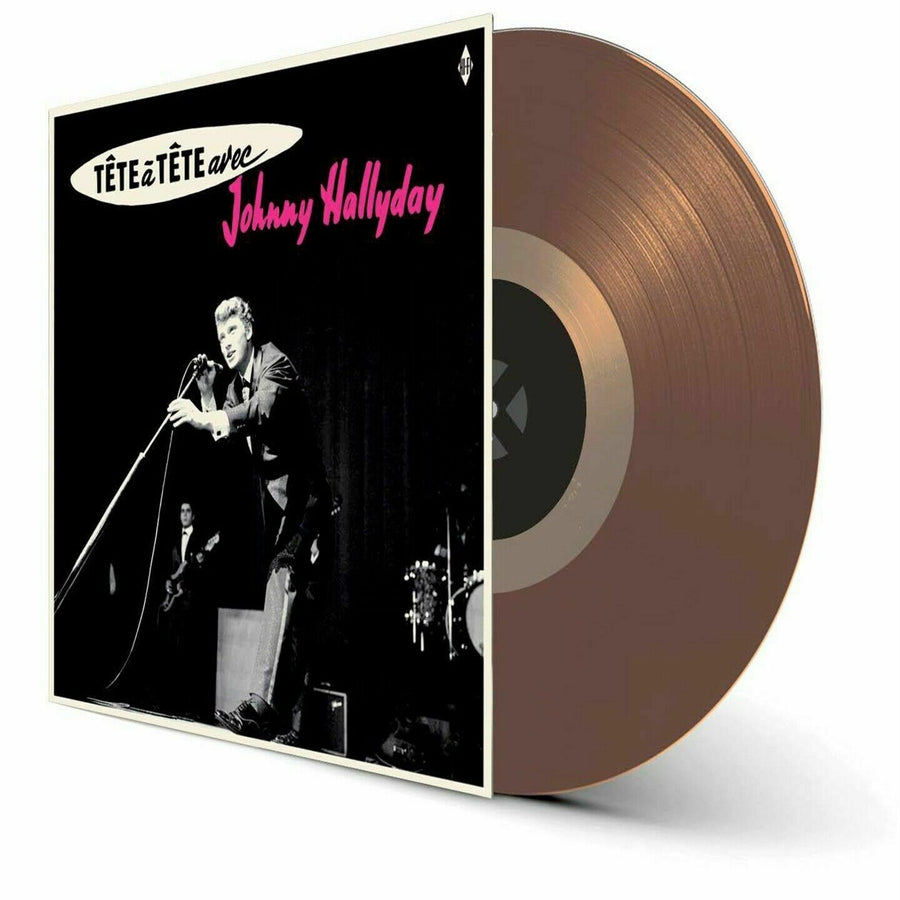 Hallyday, Johnny- Tête A Tête + 4 Bonus Tracks in Solid Brown Vinyl.