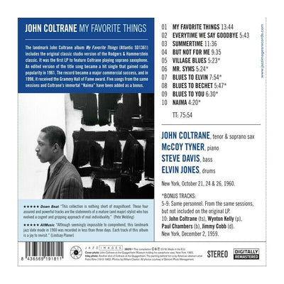 MY FAVORITE THINGS (NEW CD) 6 BONUS TRACKS