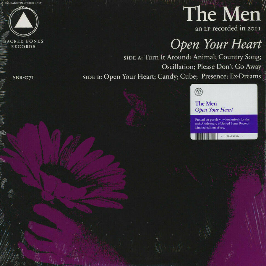Men, The - Open Your Heart Purple Vinyl Edition (VINYL NEW SEALED)