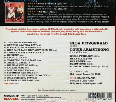 Ella Fitzgerald, Louis Armstrong - Ella & Louis SEALED NEW CD