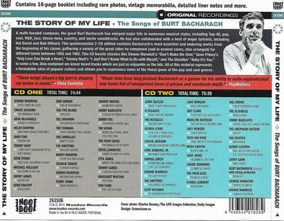 Burt Bacharach ‎– The Songs Of Burt Bacharach - The Story Of My Life CD