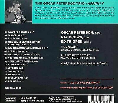 Oscar Peterson Trio, The - Affinity (NEW CD)