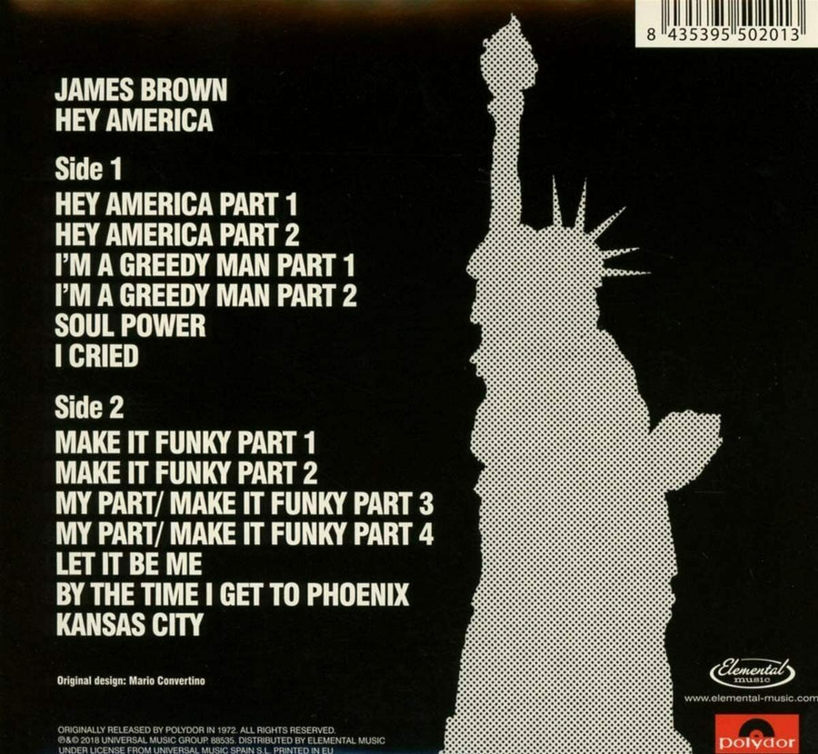 JAMES BROWN - HEY AMERICA (MINI-LP PAPERSLEEVE GATEFOLD REPLICA) CD