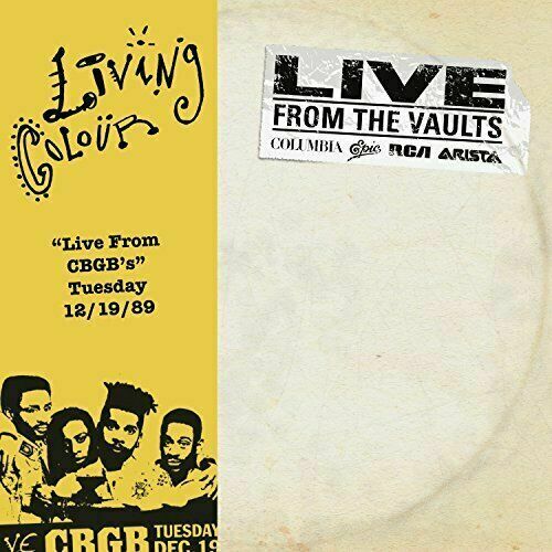 LIVING COLOUR - Live From Cbgbs VINYL NEW (IMPORT)