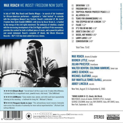 Max Roach - We Insist! Freedom Now Suite [NEW CD]