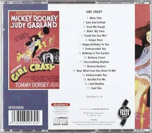 JUDY GARLAND/MICKEY ROONEY/GEORGE GERSHWIN - GIRL CRAZY [ORIGINAL MOTION PICTURE