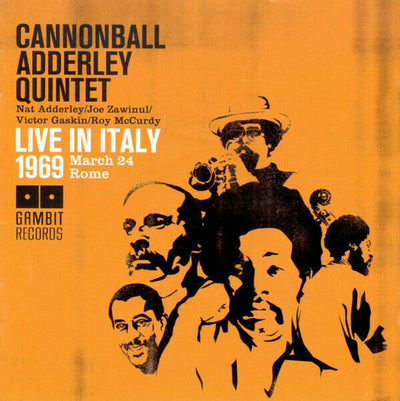 Cannonball Adderley Quintet, The - Live In Italy 1969: March 24, R SEALED NEW CD