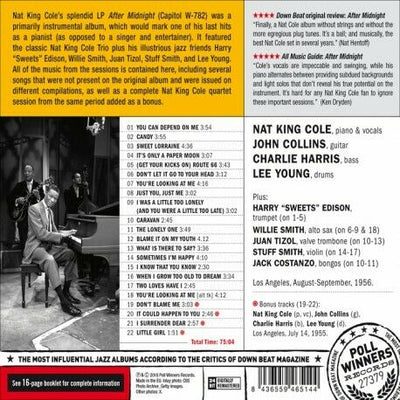 Nat King Cole - Complete After Midnight.. [NEW CD]