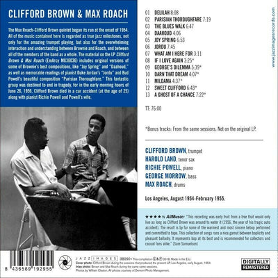 Brown,Clifford / Roa - Clifford Brown & Max Roach [New CD] Ltd Ed, Digipack