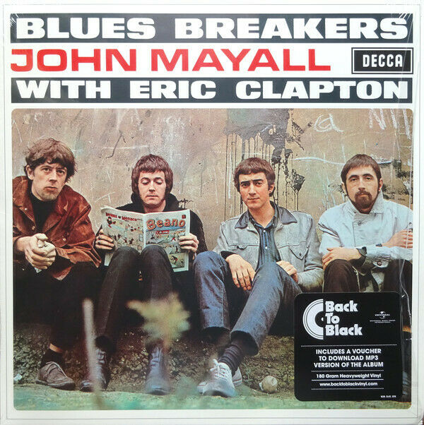 John Mayall With Eric Clapton ‎– Blues Breakers VINYL LP RECORD