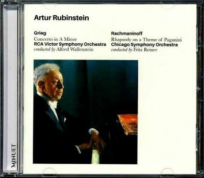 Artur Rubinstein - Grieg Concerto In A Minor Rachmaninoff Rhapsody SEALED NEW CD