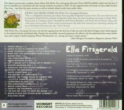 Ella Fitzgerald - Wishes You A Swinging Christmas SEALED NEW CD