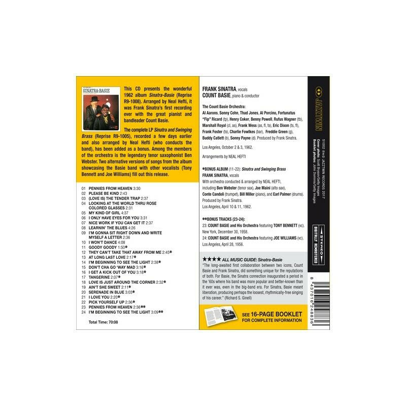 FRANK SINATRA - SINATRA-BASIE - NEW SEALED CD