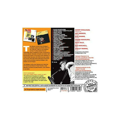 Gerry Mulligan - I Want To Live+3 Bonus Tracks Poll Winne (NEW CD)