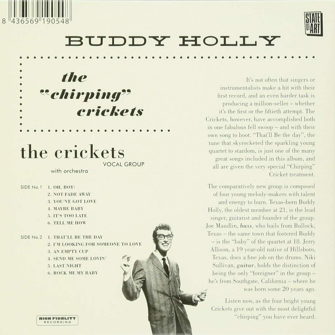 BUDDY HOLLY & THE CRICKETS - THE "CHIRPING" CRICKETS NEW CD