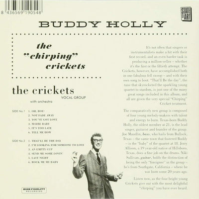 BUDDY HOLLY & THE CRICKETS - THE "CHIRPING" CRICKETS NEW CD