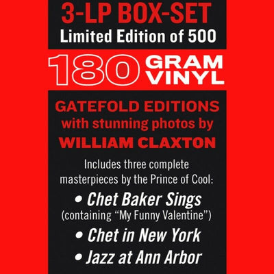 BAKER, Chet - Young Chet: A Jazz Portrait By William Claxton - Vinyl (3LP box)