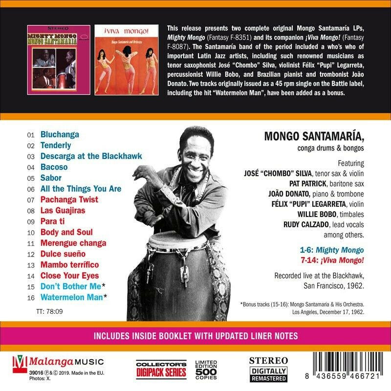 Mongo Santamaria - Mighty Mongo/Viva Mongo! (NEW CD)