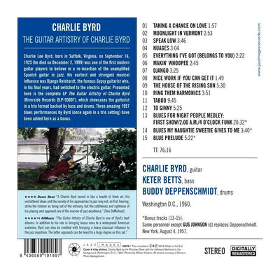Charlie Byrd - Guitar Artistry Of Charlie Byrd [New CD] Deluxe Ed, Rmst