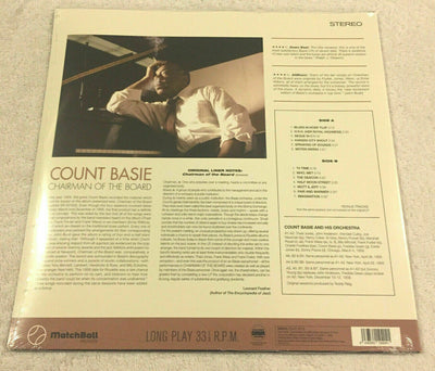 COUNT BASIE & HIS ORCH.: "Chairman of the Board": 2019 NEW 180g VINYL LP REISSUE