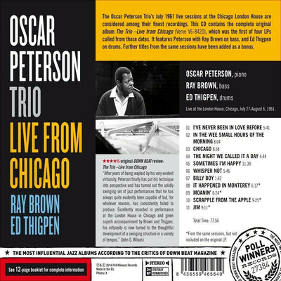Oscar Peterson - Live from Chicago [NEW CD]