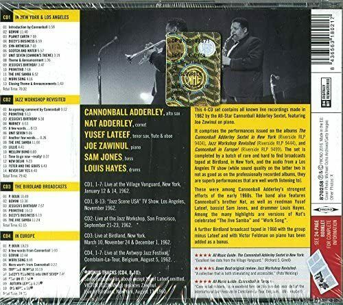 Cannonball Adderly - Complete 1962 Live Performances [Bonus Tracks].