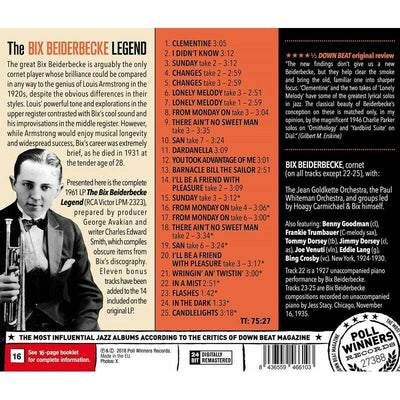 Bix Beiderbecke - Legend [New CD] Bonus Tracks, Rmst, Spain - Import