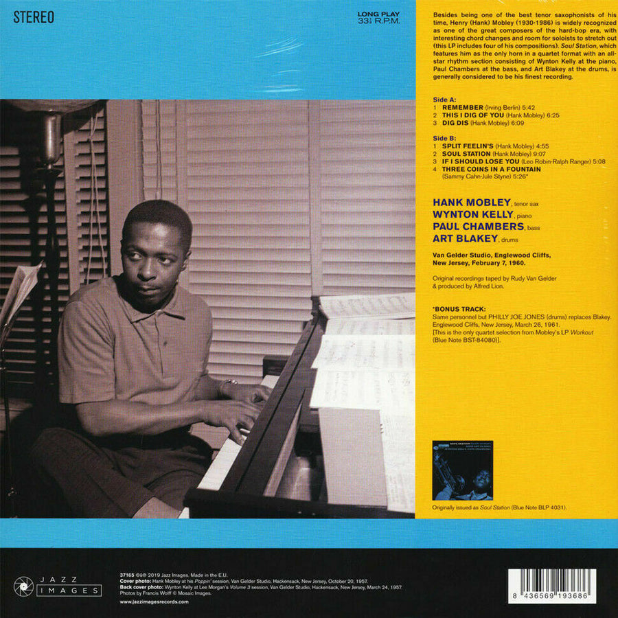 Hank Mobley - Soul Station [180-Gram Gatefold Vinyl] [New Vinyl] Gatefold LP Jac