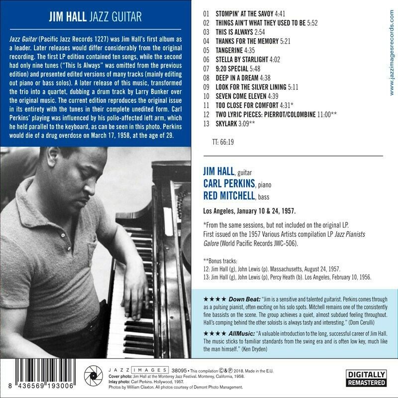 Jim Hall - Jazz Guitar [New CD] Ltd Ed, Digipack Packaging, Spain - Import