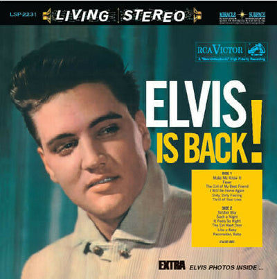 ELVIS PRESLEY ~ ELVIS IS BACK ~ 2005 ~ 180 g VIRGIN VINYL ~ LSP-2231 ~ SEALED LP