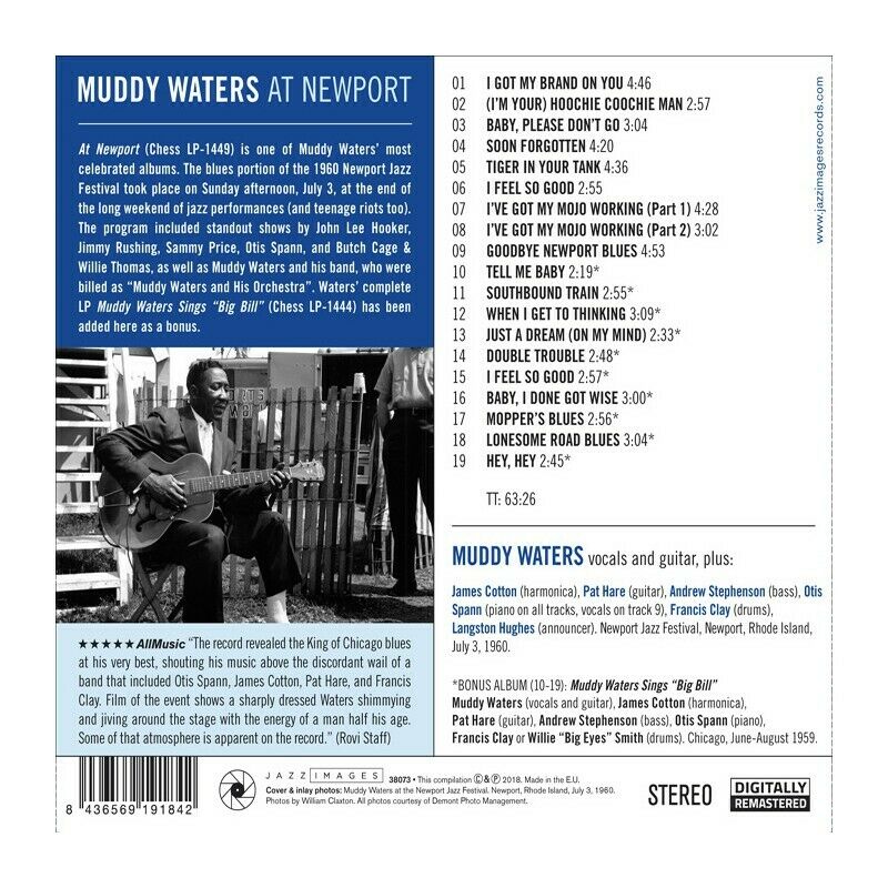 Muddy Waters - At Newport 1960 [New CD] Deluxe Ed, Rmst, Digipack Packaging
