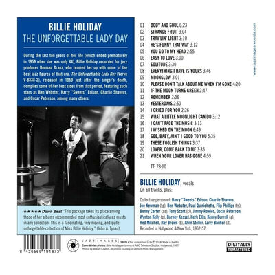 Billie Holiday - Unforgettable Lady Day [New CD] Deluxe Ed, Rmst, Digipack