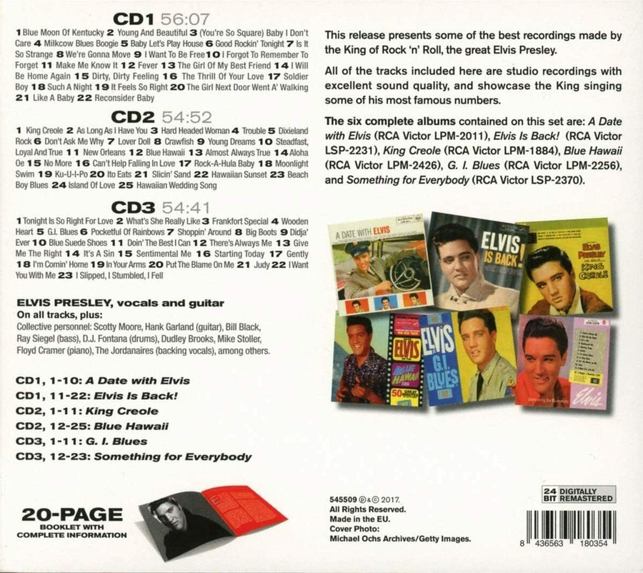 ELVIS PRESLEY - MASTERS OF MUSIC: ESSENTIAL ORIGINAL ALBUMS [DIGIPAK] NEW CD