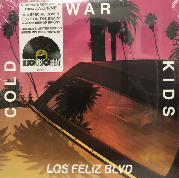 COLD WAR KIDS Los Feliz Blvd 10" VINYL 4 Track Green Vinyl Rsd2017 Release Sti