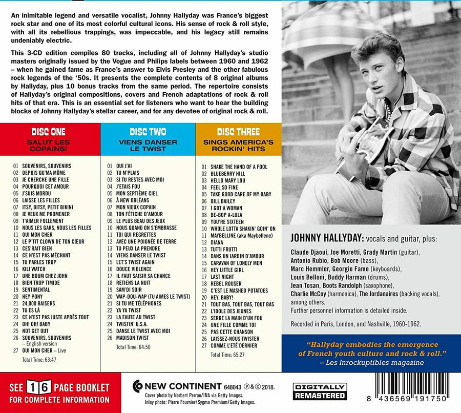 Johnny Hallyday - French Twang 1960-1962 [New CD] Boxed Set, Deluxe Ed, Rmst, Wi