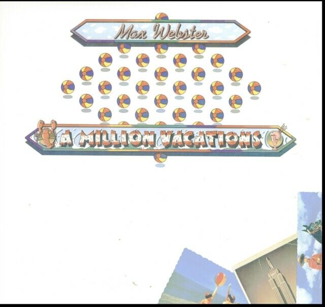 Max Webster ‎– A Million Vacations VINYL LP RECORD