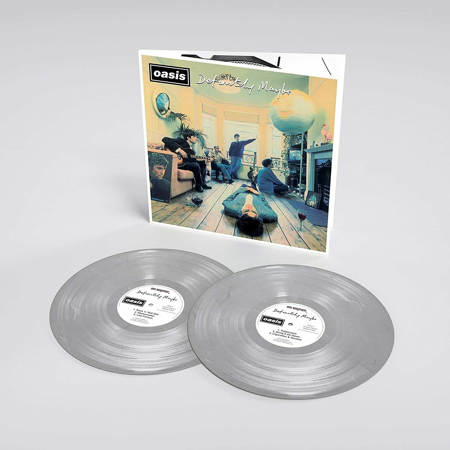 Oasis ‎– Definitely Maybe (Coloured Vinyl) VINYL LP RECORD