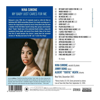 MY BABY JUST CARES FOR ME + 5 BONUS TRACKS (NEW CD)