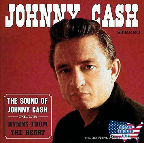 JOHNNY CASH - Sound Of Johnny Cash + Hymns From Heart + 6 Bonus Tracks - CD NEW