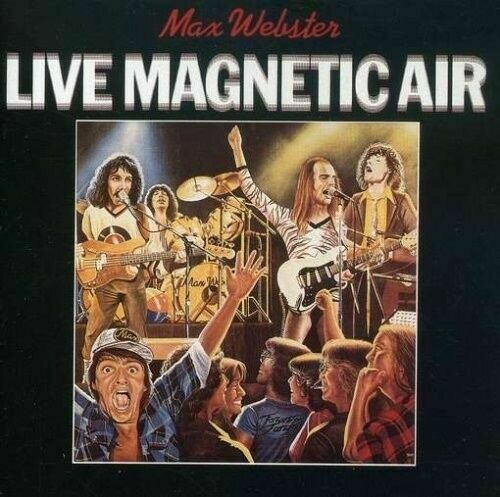 Max Webster ‎– Live Magnetic Air VINYL LP RECORD